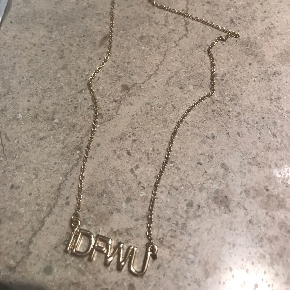 Gold I Don't F With You Necklace