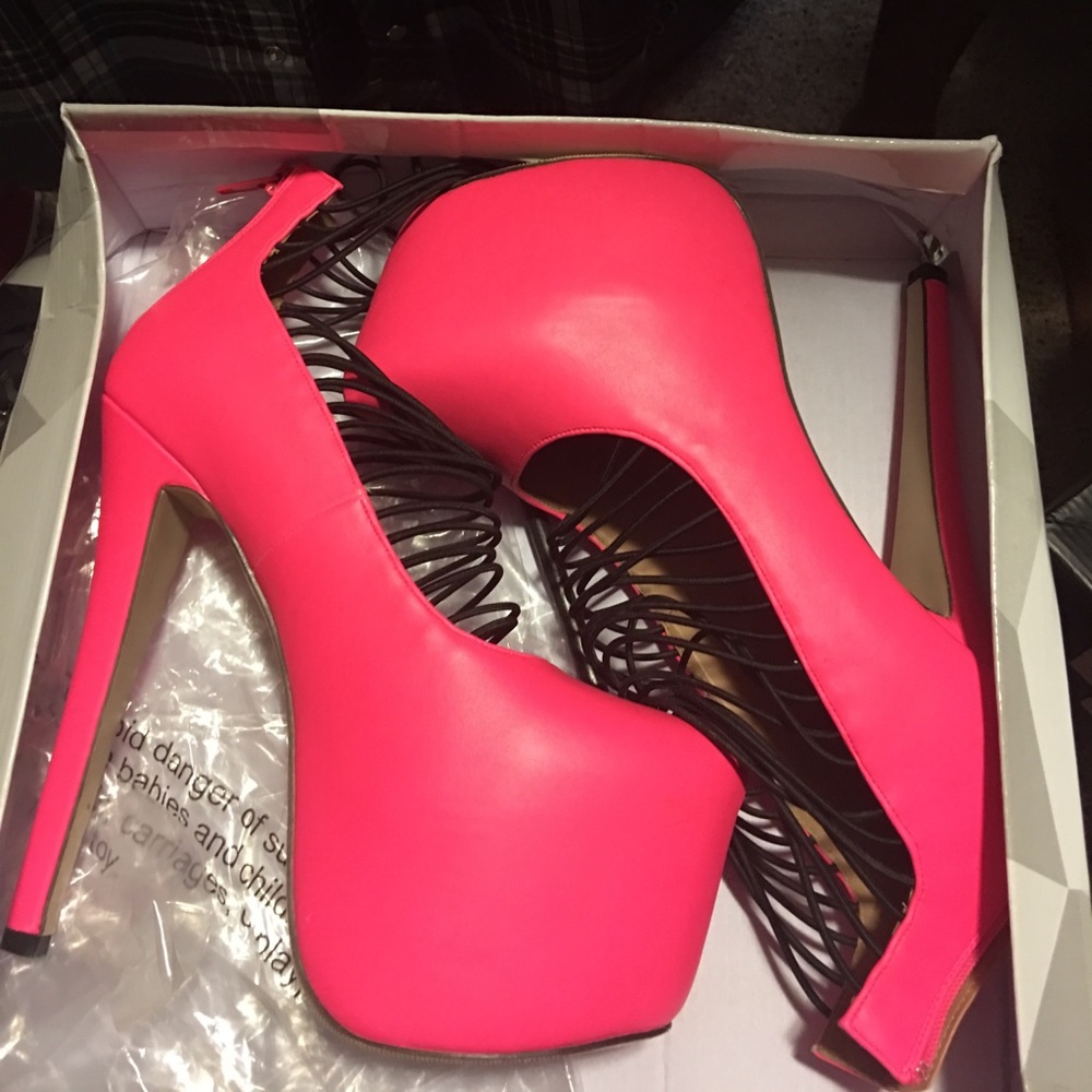 Pink go Jane high heel