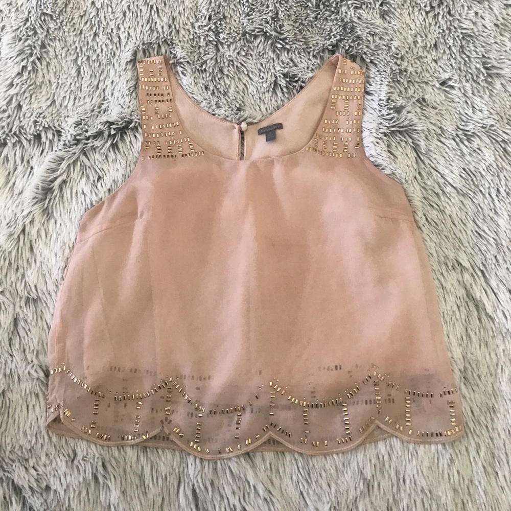Charlotte Russe salmon colored blouse