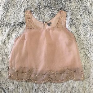 Charlotte Russe salmon colored blouse