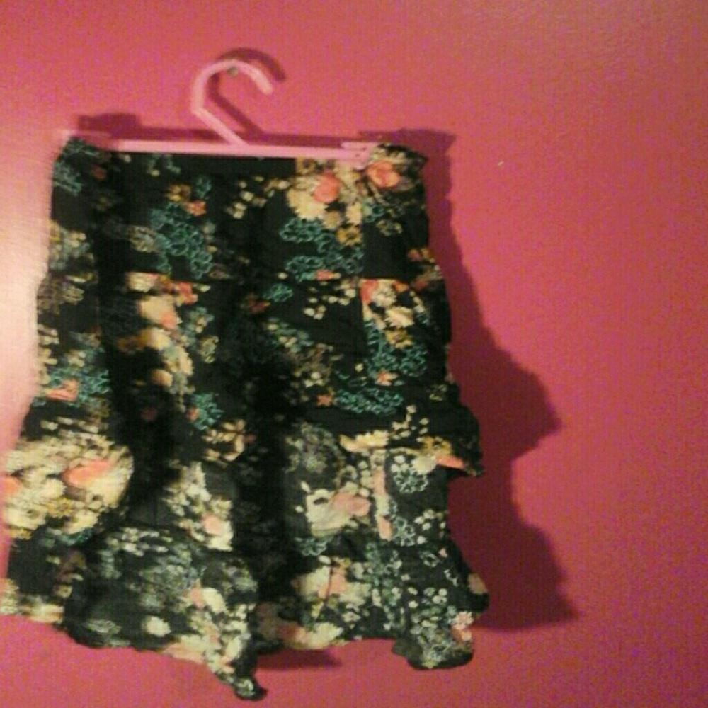 Floral  skirt