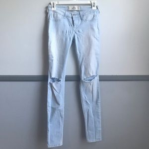 Light wash jeans