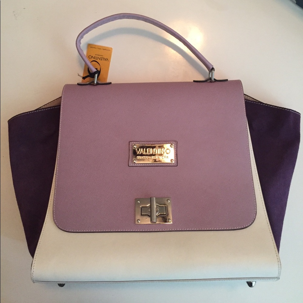 Valentino Zella Leather Handbag