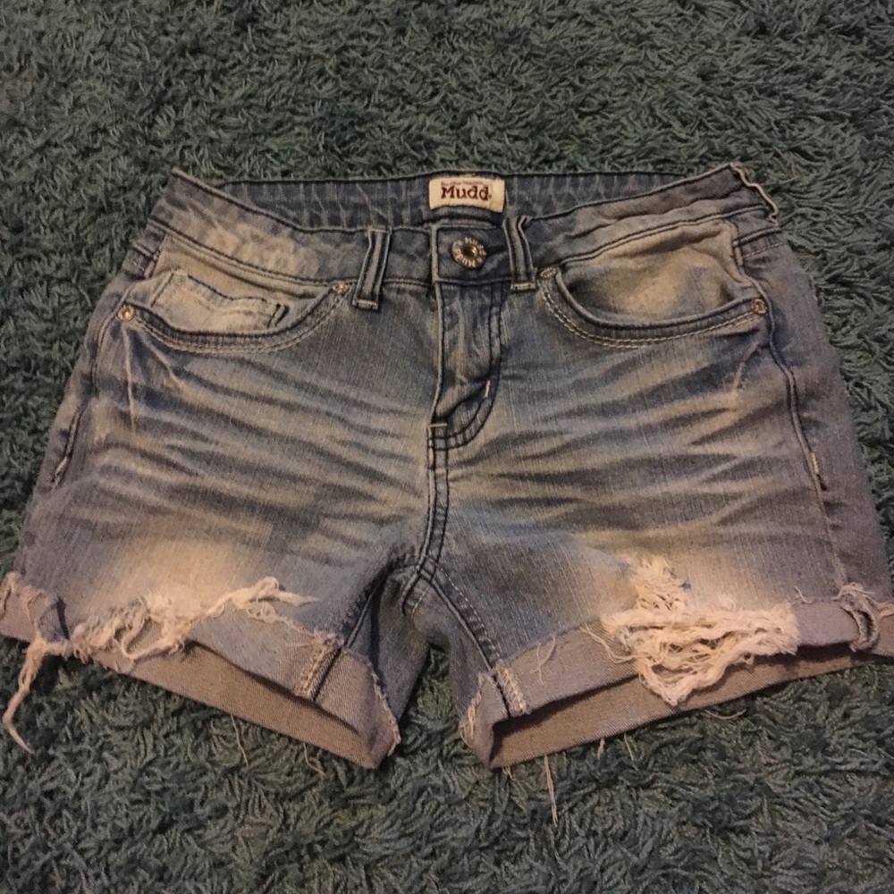 Distressed shorts