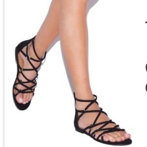 Caged sandals