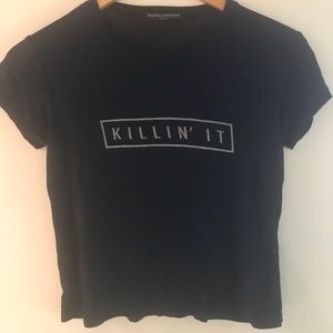 Brandy Melville Killin it Crop