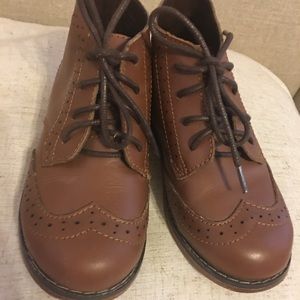 Janie and Jack Wingtip Boot Little Boys