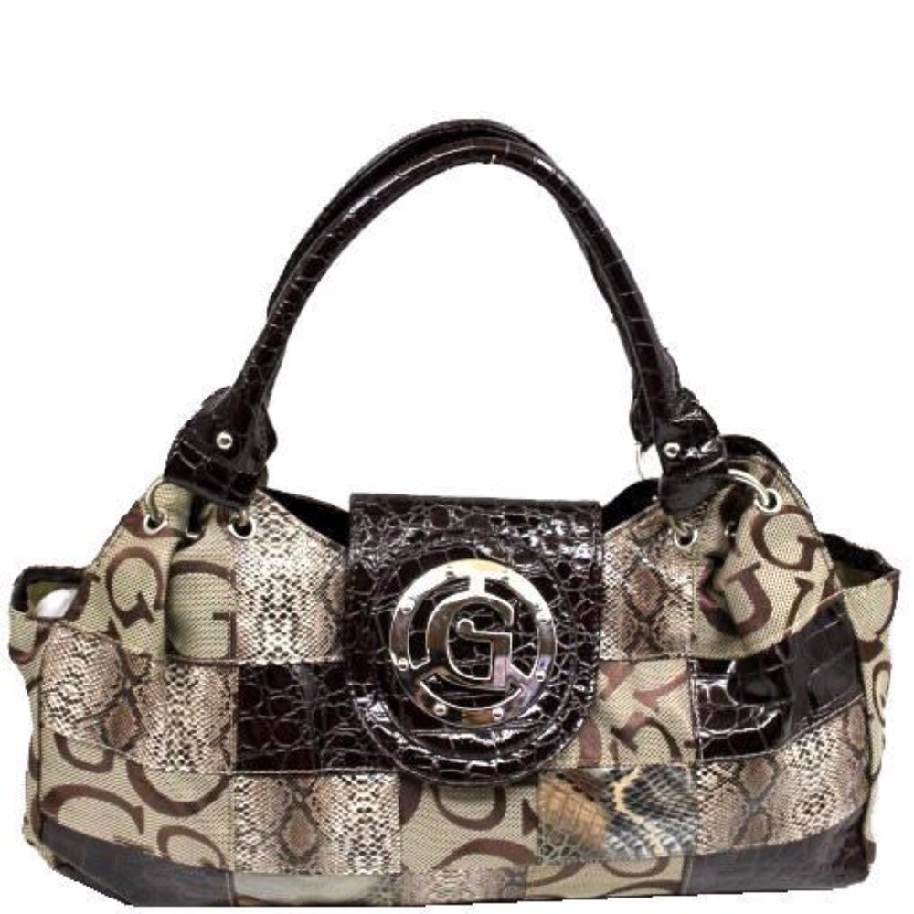 Women Fashion Shoulder Brown Handbag G Style Purse
