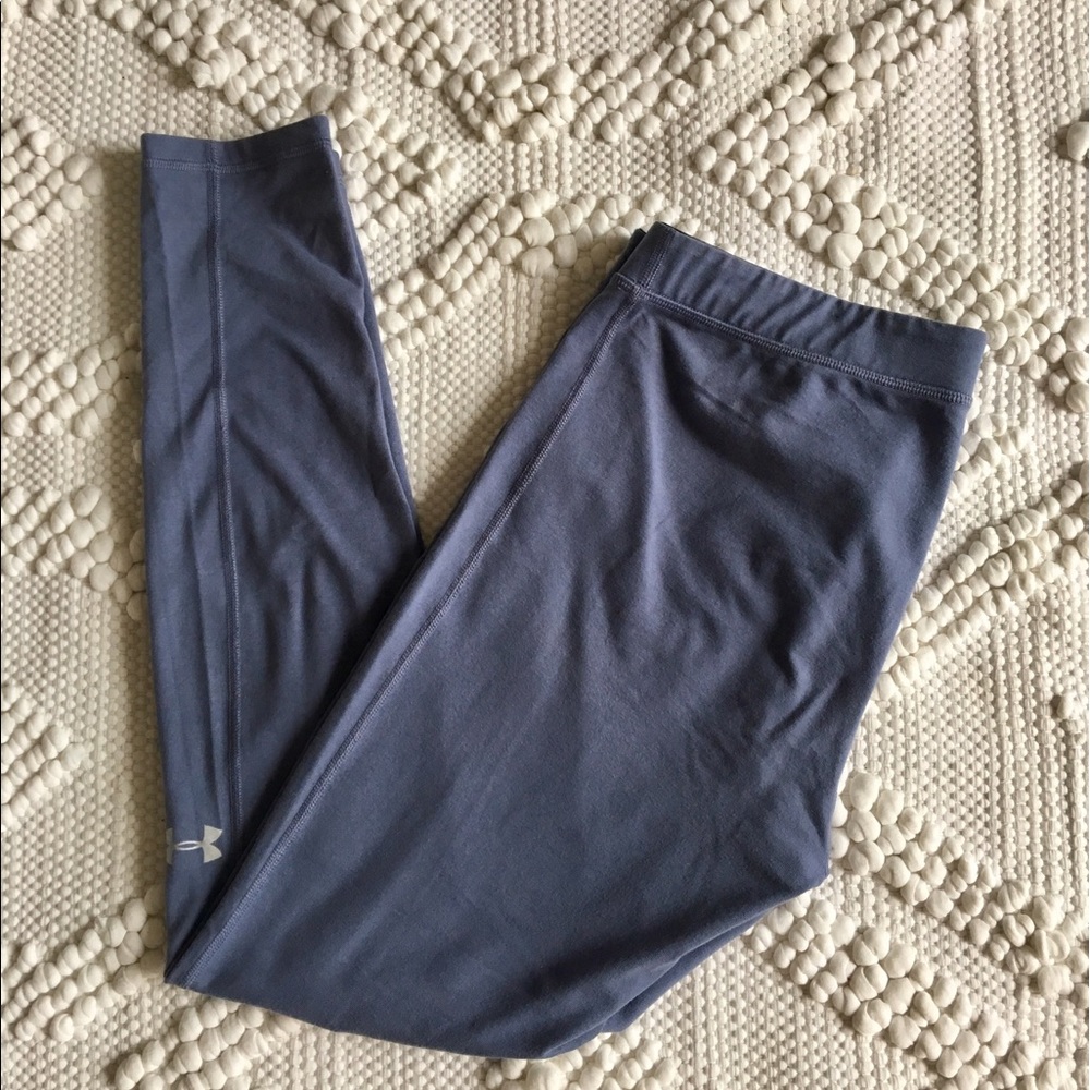 UNDER ARMOUR purple gray leggings. Size L.