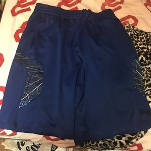UA athletic shorts.