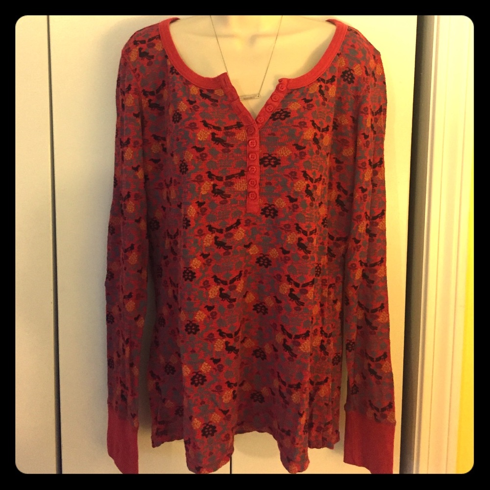 🎉price drop🎉 Free people printed thermal.