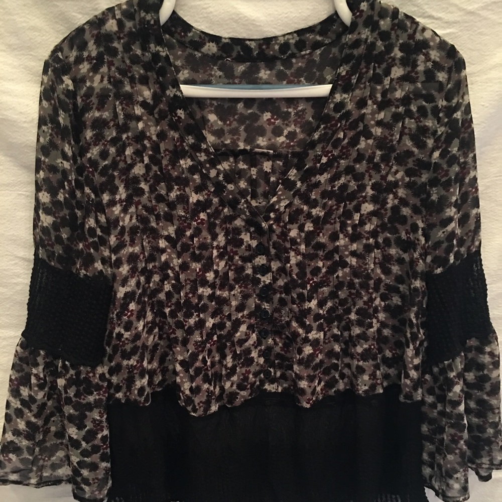 Floral Bell sleeve Dress