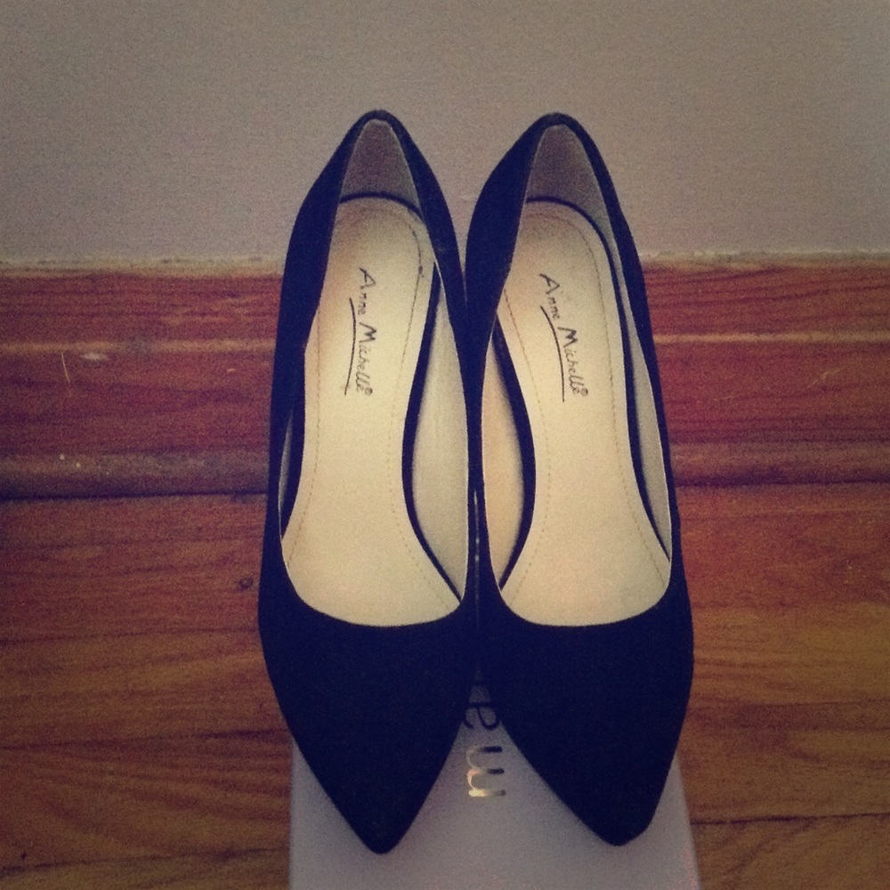 Black heels