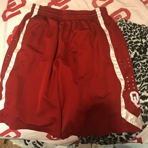 OU nike athletic shorts.