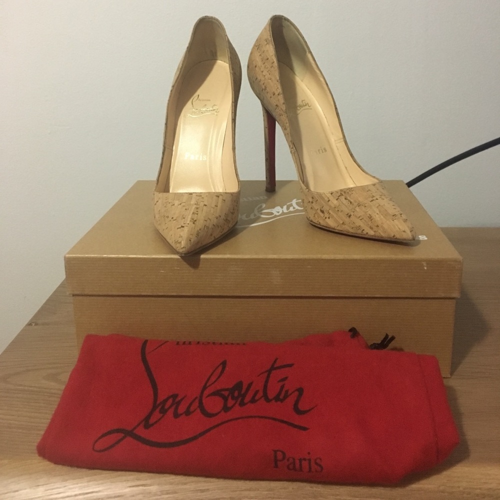 Christian Louboutin pigalle 120 cork size 36