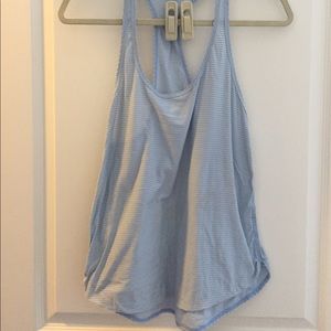 Light blue Lululemon singlet tank