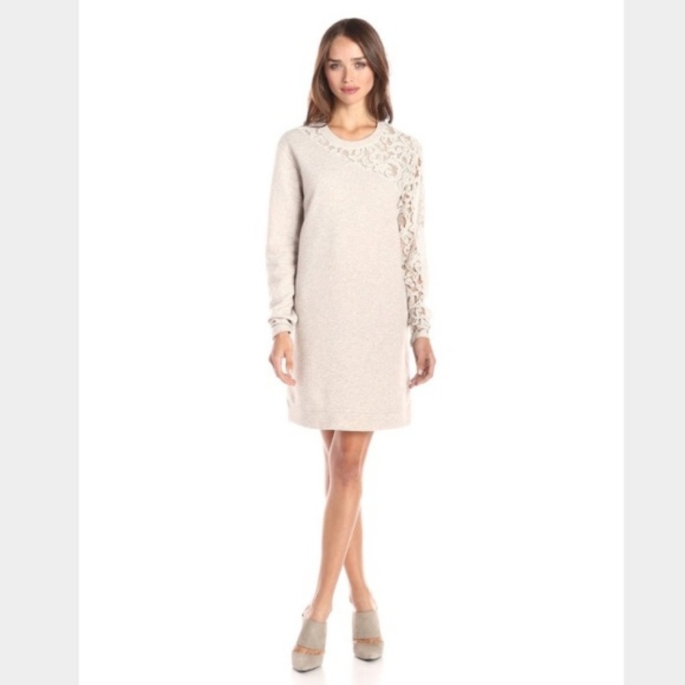 BCBG MaxAzria Maura lace sweater dress
