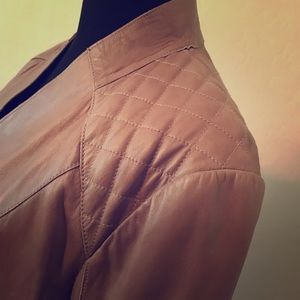 Plus Size Leather Jacket