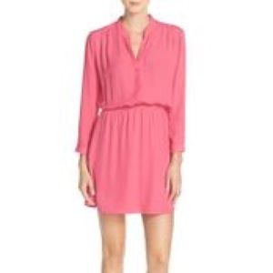 Charles Henry Crepe Shirtdress