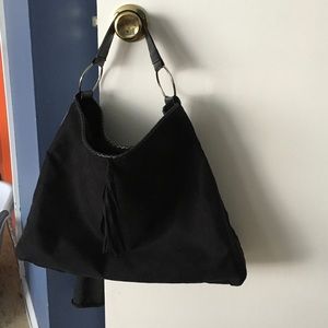 Victoria secret vegan faux suede purse