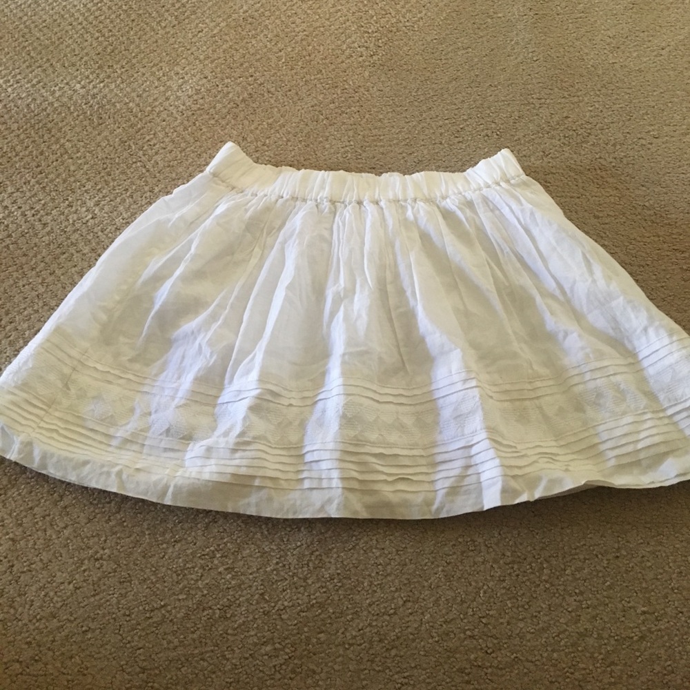 White Abercrombie kids skirt