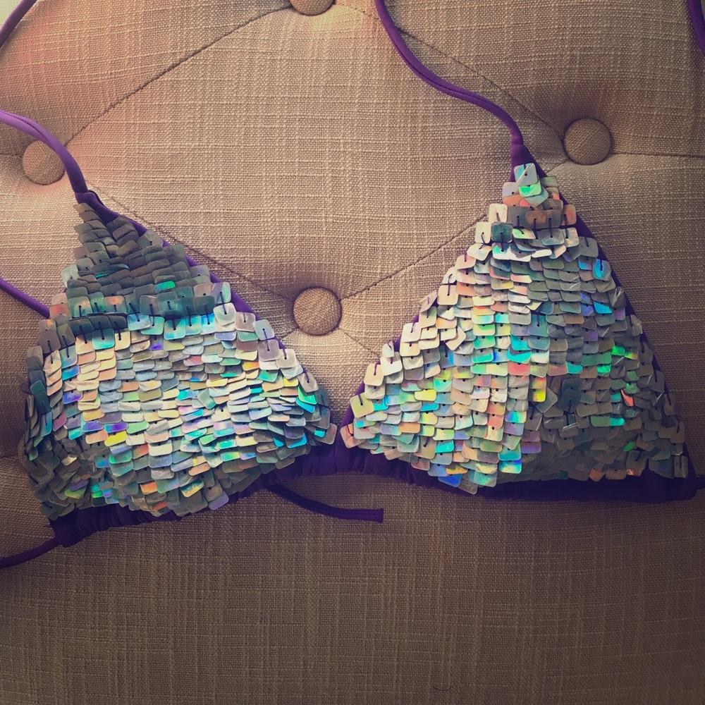 VS Purple Sequin TOP