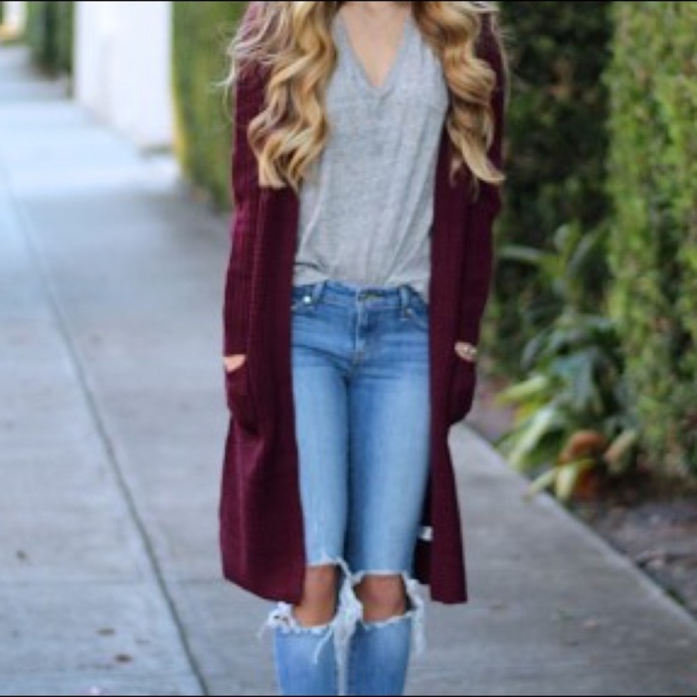 Windsor Waffle Knit Duster Cardigan