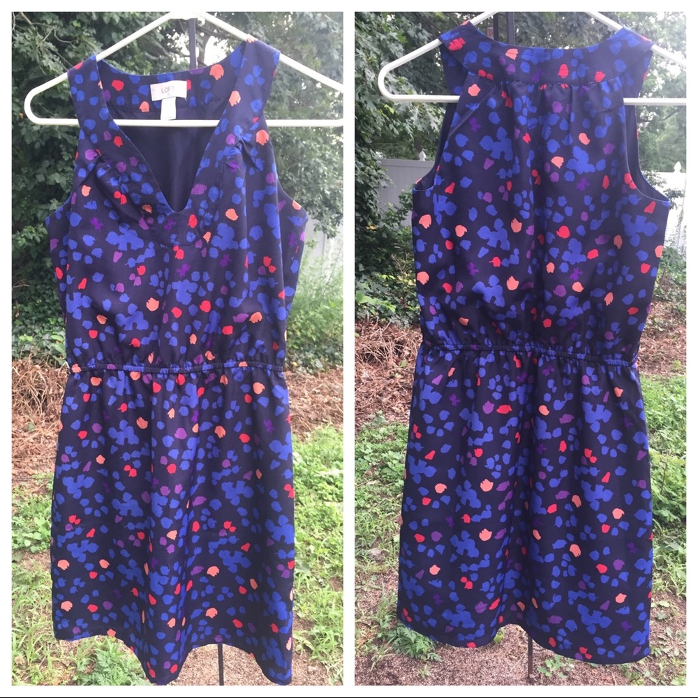 LOFT Petite Speckled Dress