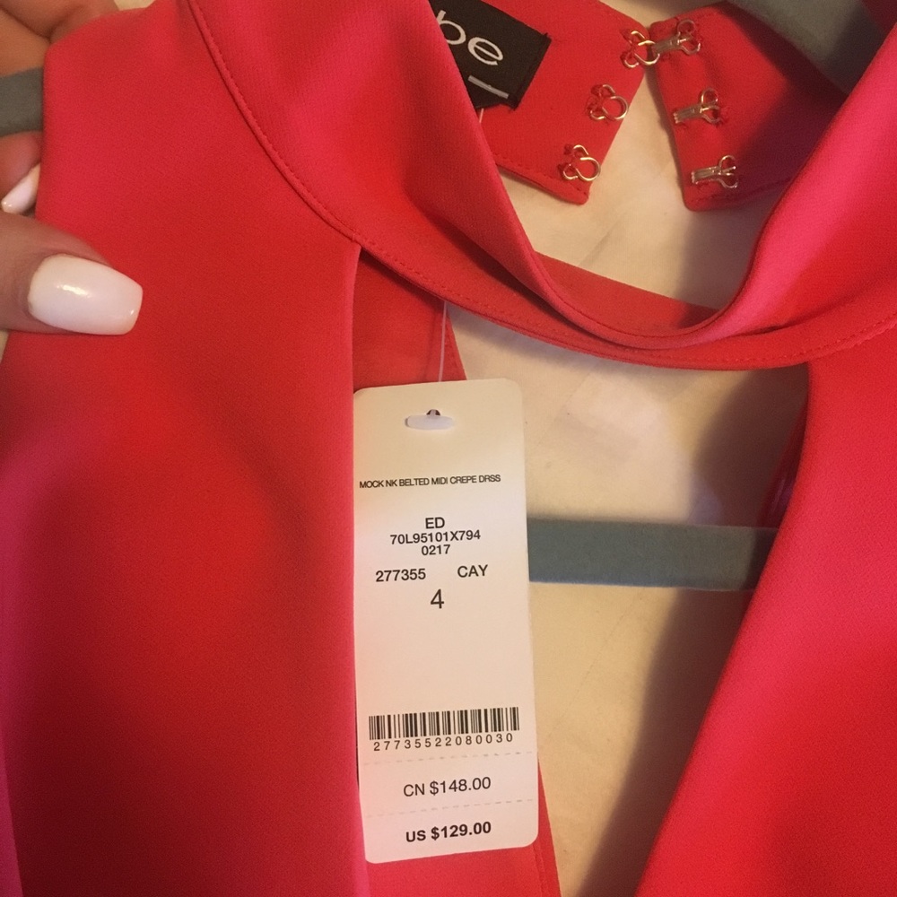 🎉HOST PICK🎉NWT Bebe Pink Dress - Picture 4 of 6