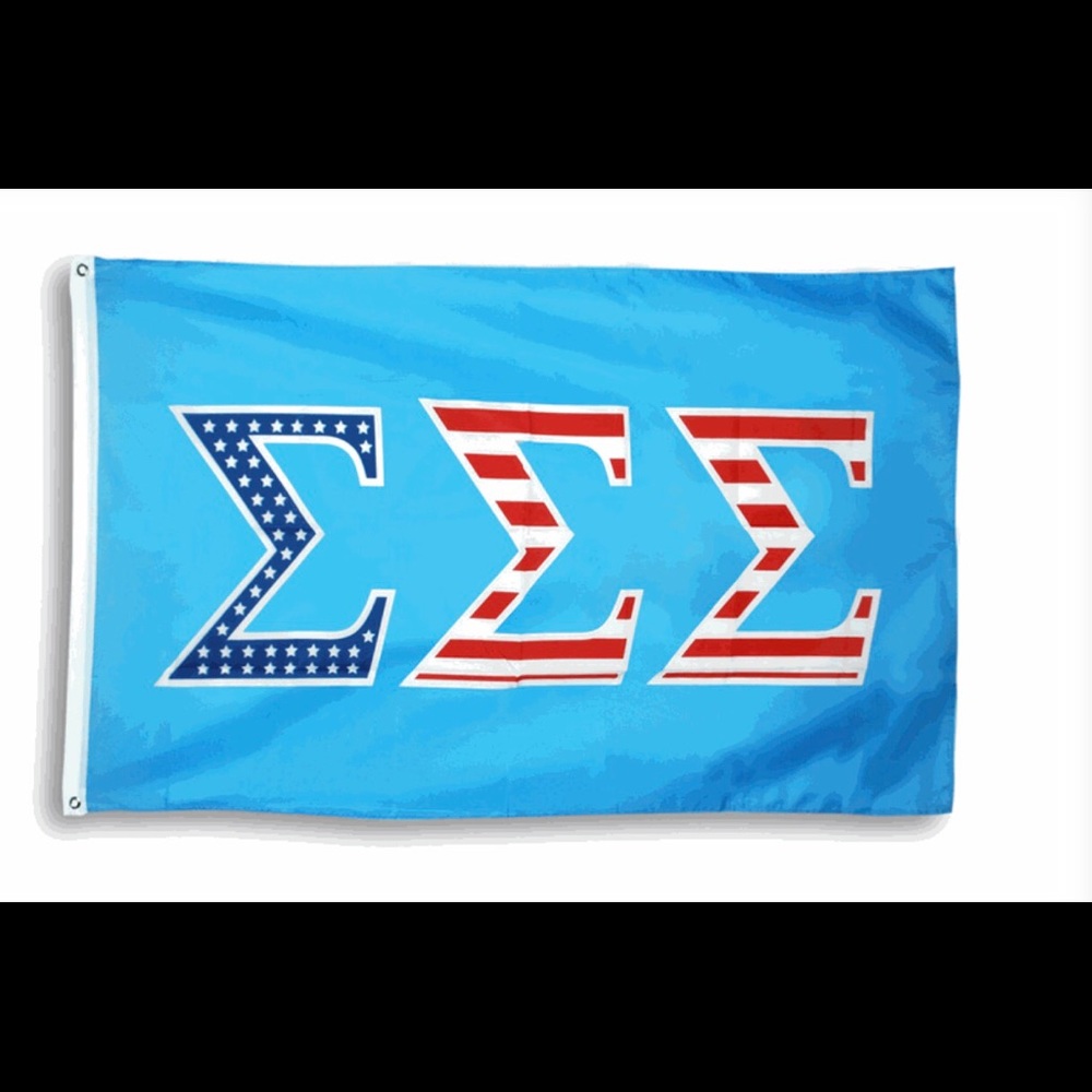 Tri Sigma 3x5 USA flag