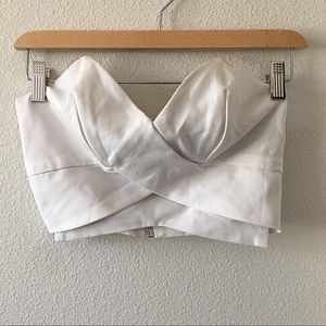 Strapless Sweetheart Crop