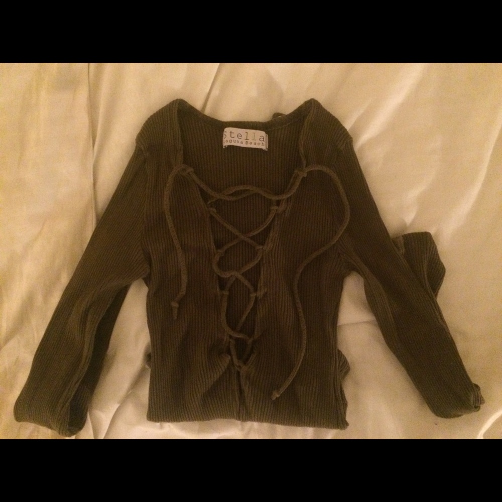 Tie up body suit