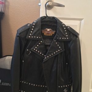 Vintage Harley Davidson Leather Jacket.
