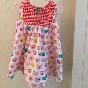 Little Girl's Kitty dress/Little Miss Marmalade
