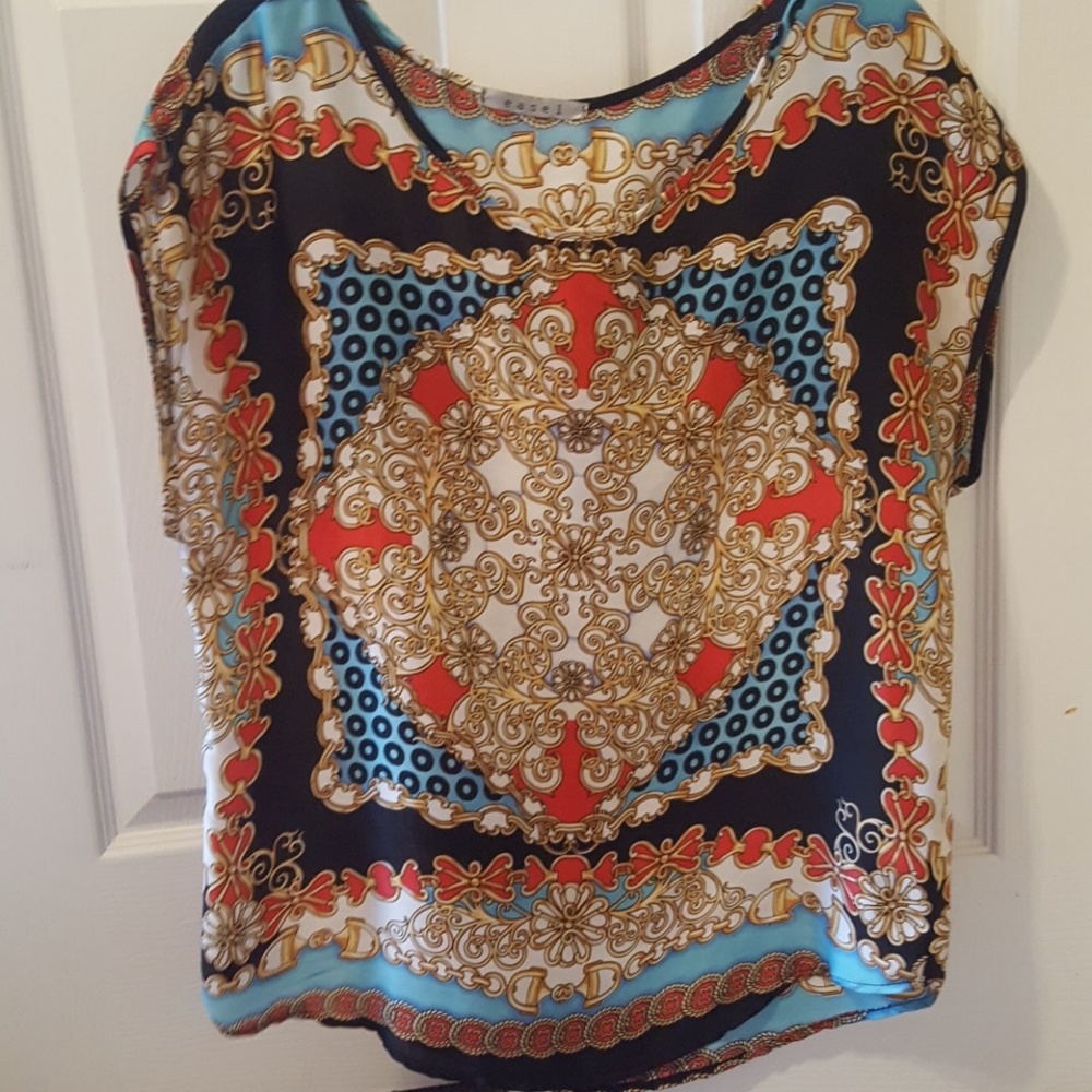 Gently used polyester blouse