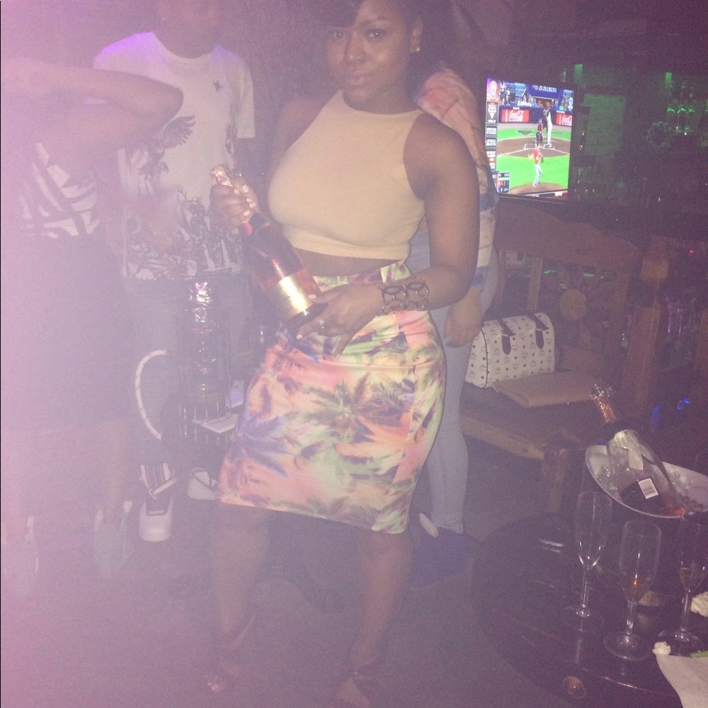 Printed skirt