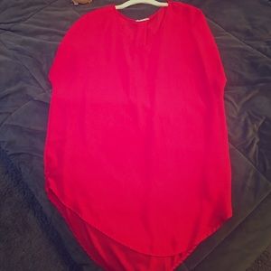 Red blouse