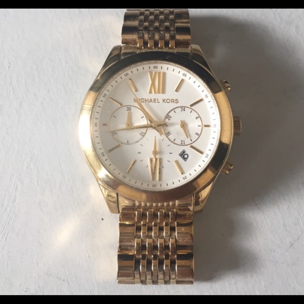Gold Michael Kors watch