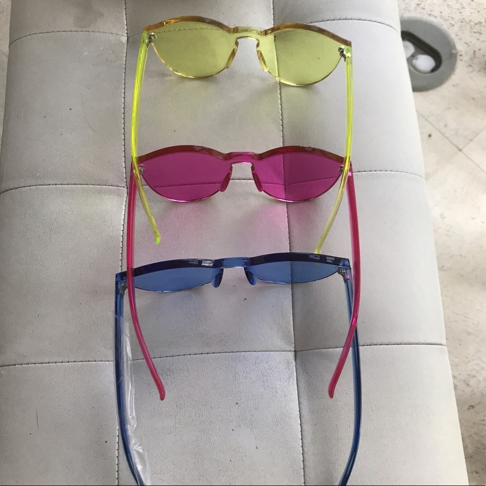 Colorful glasses ( BLUE ) - Picture 2 of 4