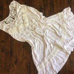 Western white lace tunic and/or dress