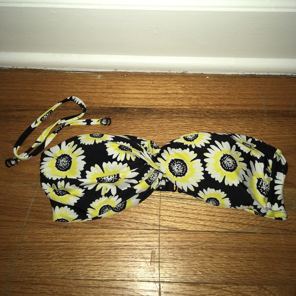 SOLDSunflower bandeau swim top