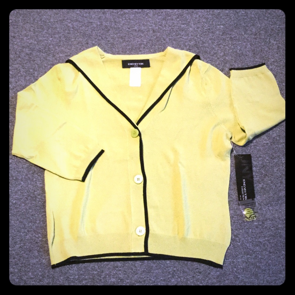 Jones New York sailor collar top