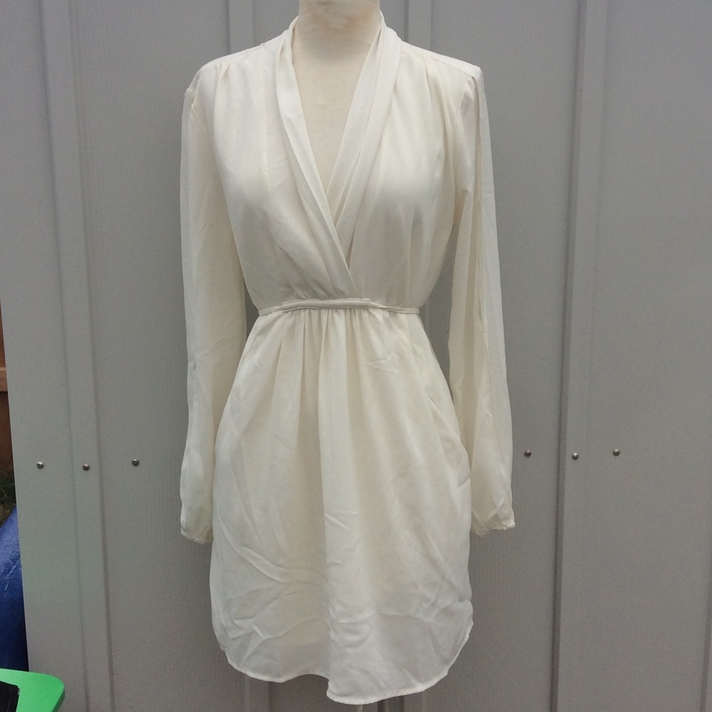 Ivory sheer dress