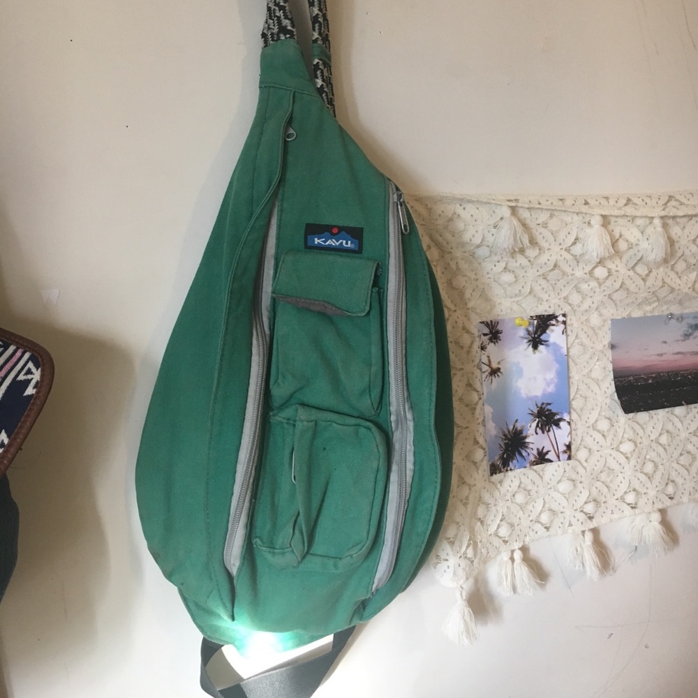 Green Kavu Rope Bag