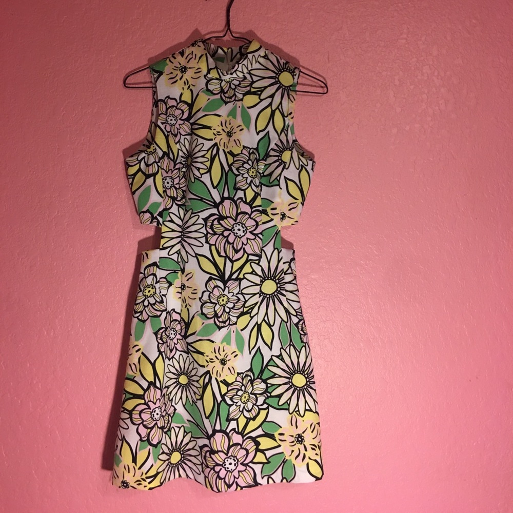 flower pattern dress