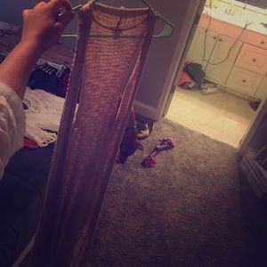 Long no sleeve cardigan