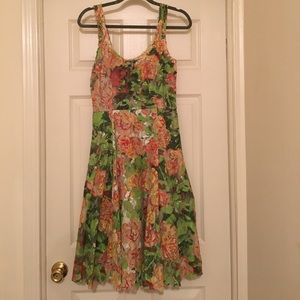 Tracy Reese colorful lace dress