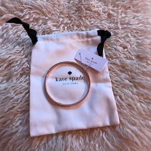Kate spade rose gold bangle