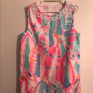 Girls Lilly Pulitzer Out to Sea Shift Dress