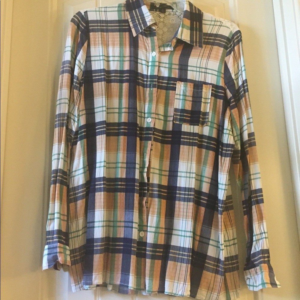 Plaid top